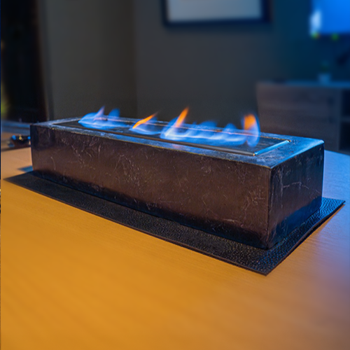 Large Marble Rectangular Fire Pit