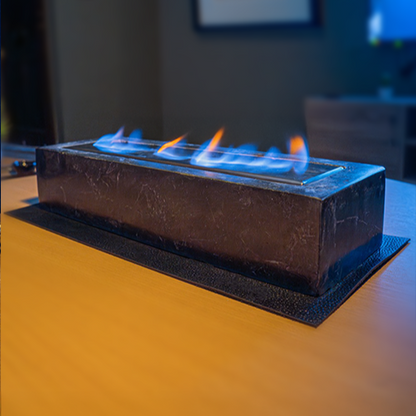Large Marble Rectangular Fire Pit